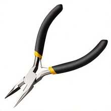 Bộ 2 kìm tự chế 12mm, 1 vòng vàng, và 1 vòng vàng có thể dùng để làm và sửa chữa nhiều phụ kiện trang sức khác nhau. - kìm - Xem 2