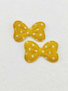 50pcs Ultrasonic Embossed Bow Tie DIY Hair Accessories - Bow - View 5