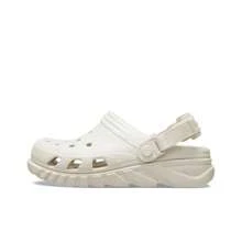 Crocs Dép bít mũi rỗng Duet Max Clog, chất liệu EVA mềm mại và thoải mái, đa năng, unisex, màu trắng Turbo-White 208776-160 - 208776-160 - Xem 2