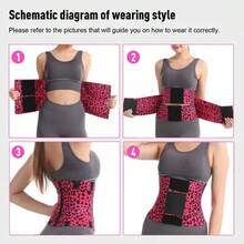 Women's Comfortable Nylon Adjustable Multi-Color Triple-Wrap Waist Cincher Belt – Tummy Control Body Shaper, Slimming Sexy Waist Trainer For Holiday & Festival Wear - 彩色 - 查看 7