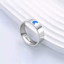 1 chiếc nhẫn cầu hôn hình mặt trời và mặt trăng phát sáng, quà tặng ngày Valentine - Nhiều màu - Xem 23