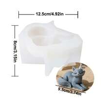 1pc Fox Candle Mold, Animal Fox Silicone Mold For Candle, Soap, Plaster, Epoxy Resin, DIY Crafts - Forest Animal-Themed Design For Home Decoration, Animal Lover Gifts, DIY Craft Making - Fox - View 13