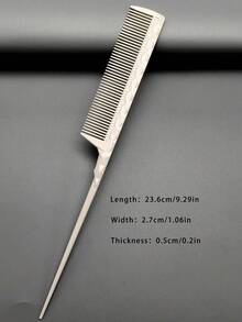 5把长尾梳，实用尖尾梳，沙龙美发师专业造型梳，分区梳，盘发梳，美发工具，解结梳，家用梳，耐热梳 - 彩色 - 查看 8