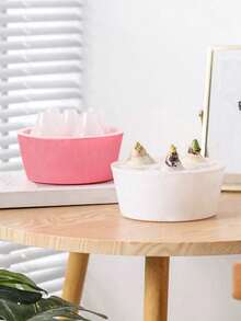 郁金香球茎水培种植盆，风信子和水仙花通用三孔五孔软盆水培容器 - 多款 - 查看 2