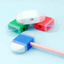 14pcs BUDBLOOM Dual-Hole Portable Mini Pencil Sharpener, Back To School Student Stationery, Children Pencil Sharpener - Sets - View 7