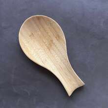 1pc Wooden Spoon Holder, Heat-Resistant Wooden Utensil Rack For Storing Ladles, Spatulas, Brushes, Shovels And Other Kitchen Tools (The Wood Grain Pattern May Vary) - Brown - View 6