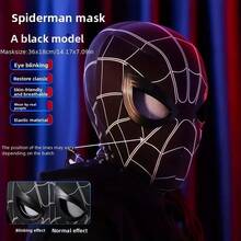 Mặt nạ cosplay siêu anh hùng che kín mặt, mắt có thể cử động, thoáng khí, co giãn, phụ kiện trang phục cho bữa tiệc Halloween và nhập vai. - Nhiều màu - Xem 4
