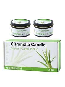 MAOMAOGUAI 2/4 Pcs Citronella Candles, Natural Lemongrass Essential Oil Scented Candles, 80 Hours Long Burning Portable Tin Candles, Smokeless Aromatherapy Candles For Camping, Picnic, Fishing, Patio, Backyard, Indoor Home Decor, Gift Set - one-size - View 14