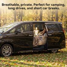 4pcs Foldable Magnetic Car Windshield Sun Shade, Portable Car Window Curtain Set, Effective Sun Blocking, Glare Reduction, Interior Protection, Suitable For Daily Use, Travel, Commuting, Outdoor Activities, Essential For Summer - A - View 7
