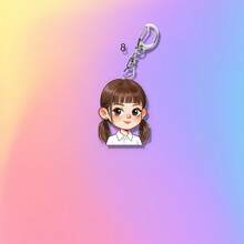 Hearts2Hearts Jiwoo Luwina A-NA Merchandise Pendant Keychain - Multicolor - View 10