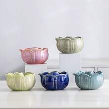 1件/7件套莲花窑烧制抹茶茶具，包含抹茶碗、抹茶筅、抹茶杯、搅拌棒、茶匙、茶碗套装、抹茶冲泡工具、甜点及饮品制作工具、日式礼盒、松代抹茶搅拌套装、抹茶爱好者礼品 - 彩色 - 查看 2