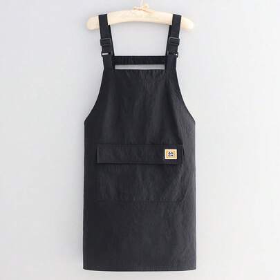 Japanese Style Waterproof Apron With Adjustable Strap And Spacious Front Pocket, Suitable For Kitchen And Baking