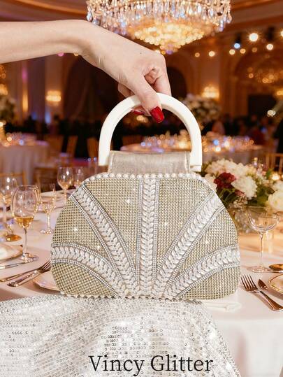 Túi xách dạ hội ngọc trai kiểu retro mới, thanh lịch, thích hợp cho sườn xám, váy dạ hội, dự tiệc, túi xách sang trọng, túi xách nữ đa năng.