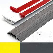 1PC Self-Adhesive PVC Cable Conduit - Flexible And Durable Cable Protection Cover, Easy To Clean, Used For House - D40 - View 13