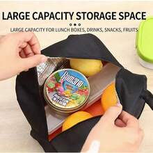 1 chiếc túi đựng cơm trưa/túi dã ngoại in hình gấu hoạt hình 3D dung tích lớn, chất liệu vải Oxford, lớp cách nhiệt bằng lá nhôm dày chống rò rỉ, có thể tái sử dụng, là vật dụng thiết yếu cho năm học mới dành cho bé trai và bé gái. Có thể dùng làm túi giữ lạnh cho các chuyến đi nghỉ mát, dã ngoại, phù hợp cho công việc, trường học, giáo viên, dã ngoại ngoài trời, cắm trại, du lịch. - Xem 9