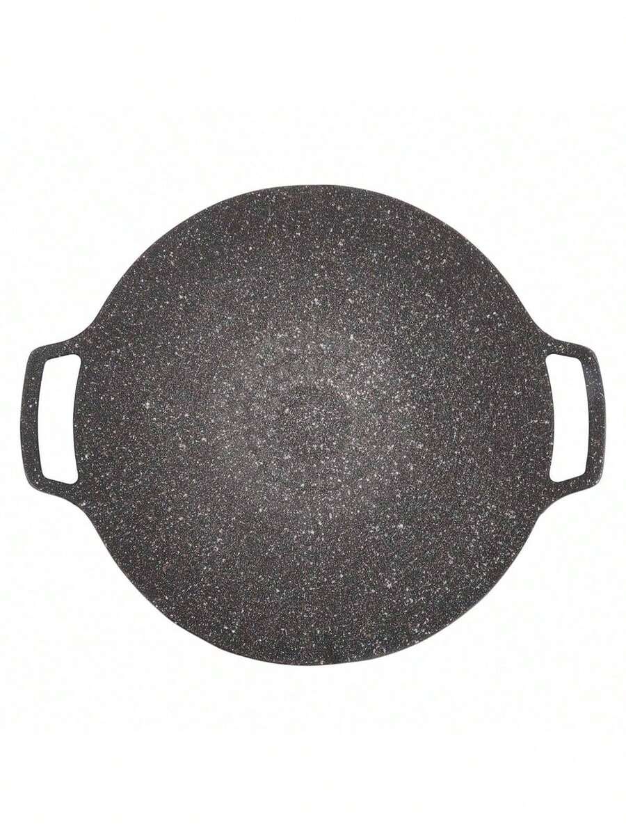 30cm Universal Korean Style Non-Stick Round Grill Pan, Korean BBQ Plate, Home & Outdoor Grill Tray - Round - View 1