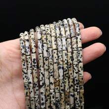 1 Strand Natural Stone Cylindrical Loose Beads Agate Spacer Beads For Jewelry Making DIY Bracelet Necklace Accessories - 4x13mm - View 11