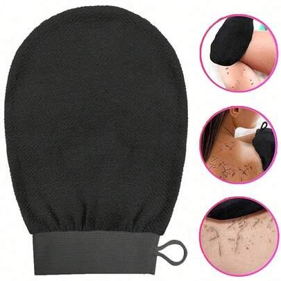 2/3 片装深层去角质手套，表面光滑闪亮，适合在厨房和浴室进行全身去角质，去除干燥死皮，温和高效的去角质手套，家居浴室装饰，夏季装饰，夏季开学季去角质手套，可重复使用的沐浴去角质手套。