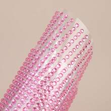 Rhinestone Stickers: Self-Adhesive 3mm Round Acrylic Gems For Crafts, Hair, Face, Makeup, & Eye Corner Decoration. Teardrop & Bling Jewel Stickers Ideal For Prom, Photography, & Worthy Face Makeup Looks - Multicolor - View 13