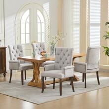 Dining Chairs - Beige - View 3