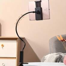 1 cái giá đỡ điện thoại phẳng xoay 360°, đế xoắn ốc kiểu dáng mềm dẻo cho máy tính bảng, giá đỡ máy tính bảng đặt cạnh giường. - A - Xem 4