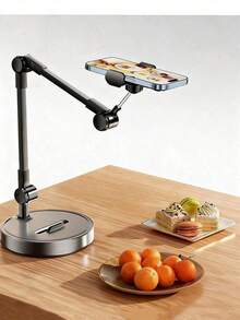 Adjustable ABS Phone Stand Waterproof Tripod Base, Multi-Angle & Height Adjustable Phone Holder With Stable Clip, Suitable For Video, Gaming, Vlog Recording - Bedroom Decor - Father's Day Gift - RV Essential - Phone Stand - View 2