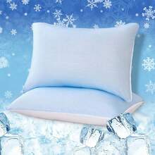 1/2pcs Cooling Textured Pillowcase Set - Includes 1 Or 2 Pillowcases (No Insert), Reversible, Cute Fresh Cottage Style, Lightweight & Breathable, Machine Washable,CoolingPillowcase ,CottageStyle ,BreathableBedding - Multicolor - View 14