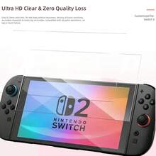 Switch 2 Hard Shell Protective Case, Includes 2 Tempered Glass Screen Protectors And 8 Thumb Grips, Detachable Full Body Protection Shell, Solid Color Series - Pink - View 12