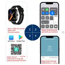 LIGE Nuevo reloj inteligente con talla grande de 100 modos deportivos, pronóstico del tiempo, recordatorio de llamadas, recordatorio de sedentarismo, reproducción de música y otras funciones multifuncionales, de moda y adecuado para hombres y mujeres - Ver 9