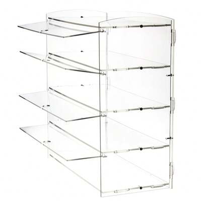 4top Acrylic Display Pastry Cabinet Cakes Donuts Cupcakes Pastries (4 Tier)