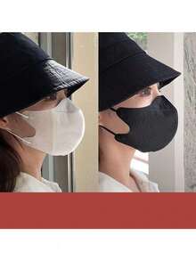10/50/100/200 buah Masker Wajah Sekali Pakai 3D Warna Morandi Tipis Baru, Desain Unisex, Gaya Melangsingkan Wajah. Penting untuk Hari Valentine, Ulang Tahun, dan Pekerjaan Sehari-hari - MultiWarna - View 3