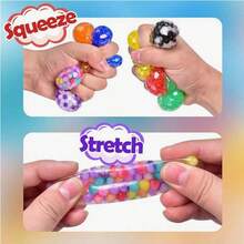 2/5/10/20/30/72 Pcs Mini Sensory Stress Balls, Classroom Rewards, Party Favors, Christmas Gifts, Filler For Gift Bags, Various Styles And Colors - Multicolor - View 3