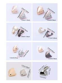 2pcs Metal Toe Protector, Decor For High Heels, Pumps, Booties, Prevent Toe Wear & Tear (No Glue Included), For Women Pumps White Heels, Shoes Accessories Gift Ideas - Multicolor - View 5