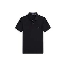 Sommer Neu Besticktes Polo Shirt, Unisex Baumwolle Freizeit Kurzarm Polo Shirt - Nhãn đen + trắng - Xem 4