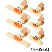 Creative Face Bag Sealing Clip Food Snack Clip Kitchen Tools Decorative Small Clip Refrigerator Plastic Food Bag Storage - Multicolor - View 11