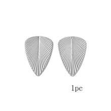 1 chiếc dây chuyền mặt dây chuyền hình cây cỏ phong cách tối giản cổ điển bằng thép không gỉ, thích hợp để đeo hàng ngày. - Nhiều màu - Xem 11