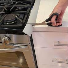 1pc/53cm Multi-Functional Silicone Filler Strip, Heat-Resistant Stovetop Countertop Sealing Tape, Anti-Oil Kitchen Storage Accessory (Suitable For Gas Stove), Daily Use, Home Supplies, Kitchen Tool, Kitchen Accessory - View 5