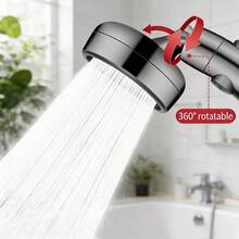Bộ 2 vòi sen điều chỉnh 26 chế độ, lưu lượng nước rộng - Bao gồm vòi sen cầm tay / Kèm giá đỡ không cần khoan - Phụ kiện phòng tắm chất lượng cao - Bộ vòi hoa sen - Xem 3