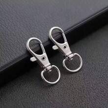 5/10/15/20/50/100 chiếc móc khóa xoay, dùng để tự làm dây đeo, mặt dây chuyền, móc khóa trang sức, phụ kiện túi xách. - móc khóa - Xem 2