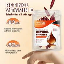 YYTCM Retinol & Vitamin E Deep Moisturizing Capsule Essence, Hydrating, Firming & Smoothing, Contains Phytosqualane, Vitamin C, Deep Hydrating & Brightening Essence, 30 Capsules - Coffee Brown - View 9