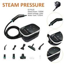 8-In-1 Handheld Steam Cleaner | High-Pressure Steam Engine, Large Water Tank, Suitable For Home Use, Hardwood Floors, Indoor Decor, Kitchen, Bathroom, Floors, Grease Cleaning - EU F Type Plug(220-240V) - View 4
