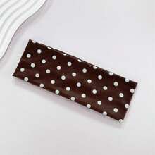 Polka Dot Wide Headband For Women, Multiple Colors Available, Elastic Non-Slip Facial Wash Hairband, Retro Versatile Daily Hair Accessory Summer Outfits,Festival,Party - Multicolor - View 10