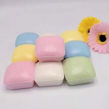 1pc Cute Square Cake Shaped Soft Silicone Toy, Made Of High-Quality PU Material, Soft And Elastic Texture, Can Relieve Stress, Small And Adorable Suitable For Desktop Decoration, Sweet And Healing - Multicolor - View 5