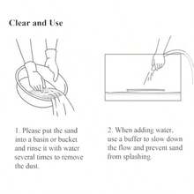 S Aquarium Sand 0.8-2 Mm Mini Aquarium Gravel. Coarse Sand For Fish Tank Paintings Succulent Plants Potted Fire Pits Candle Vase Filler And Crafts - 5磅 - 查看 6