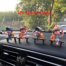 BABY STORY Figura decorativa de coche selfie para bebé, adorno de personaje de PVC accesorio DIY (viene con adhesivo invisible) - Decoraciones creativas - Ver 6