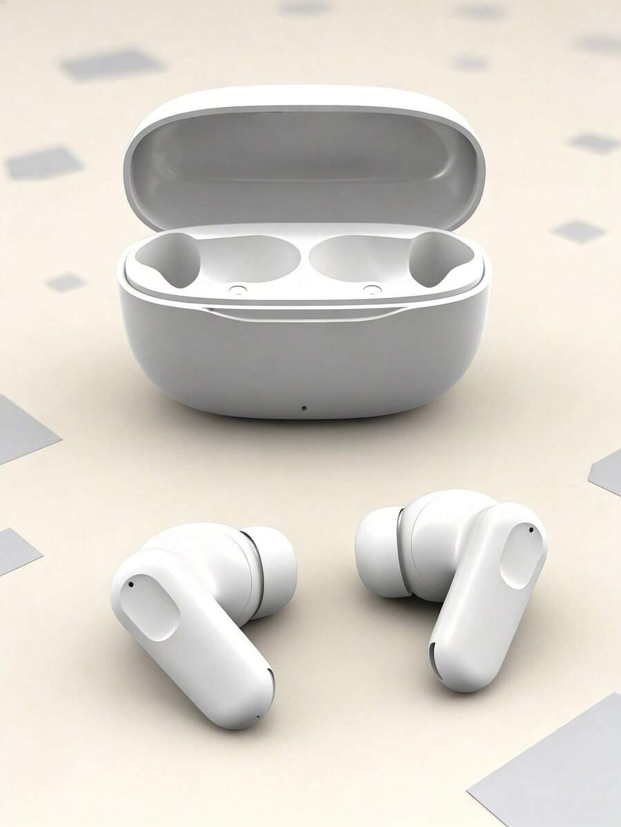 Wireless Bluetooth Earbuds, True Wireless Headphones With Built-In Microphone, Sweatproof In-Ear Design, Stable Connection, Stereo Sound Quality, Suitable For Music, Calls And Daily Wear, Compatible With IOS And Android - View 1