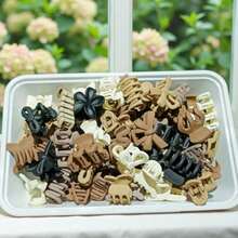 30/20/10/5pcs Random Color Mini Hair Clips/Pins/Accessories For Girls,Festival,Birthday - Multicolor - View 6