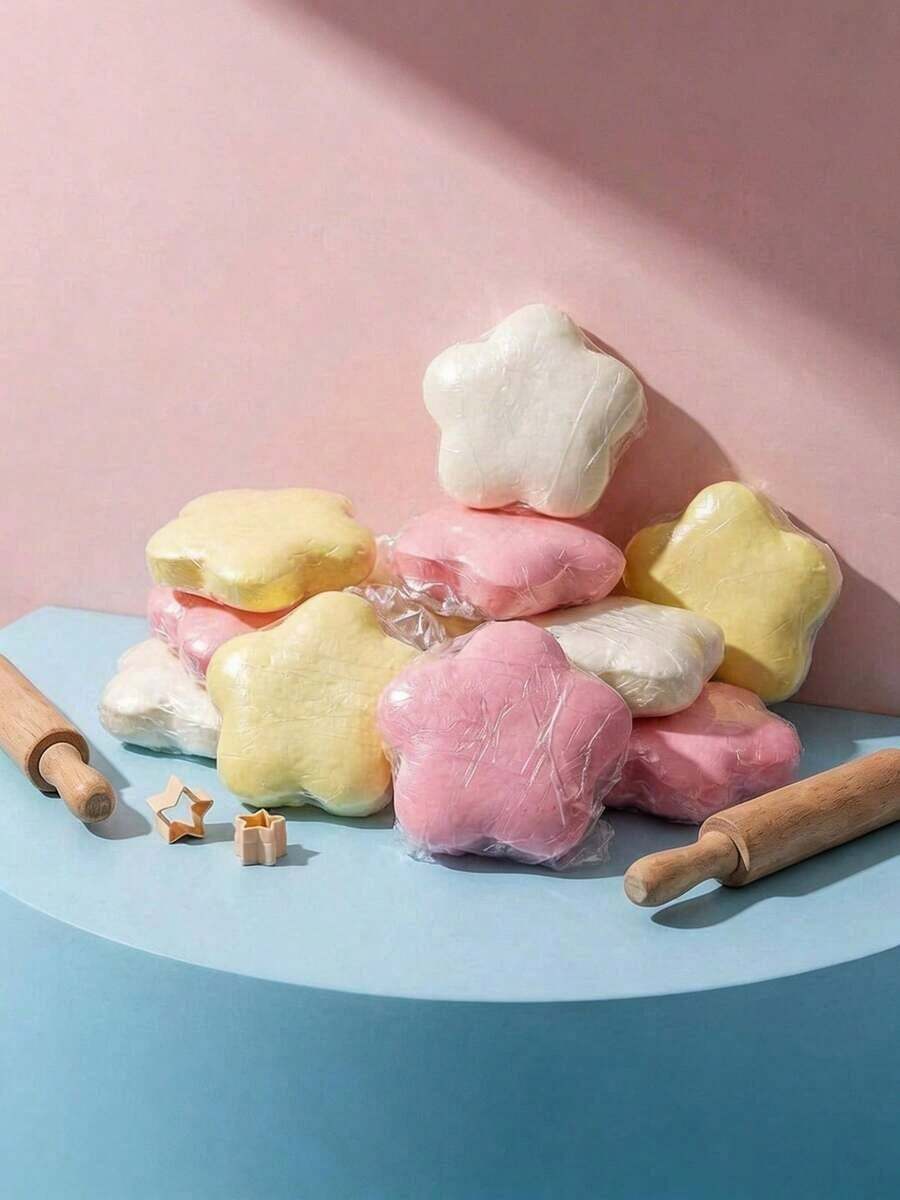 1/3Pcs Lucky Star Bread Super Soft Slow Rising Squishies Toy Artificial Bread Stress Toy Simulate Food Slow Rebound Bread Toys Tender Soft Cake Model Toy Stress Release Relax Toy For Party - 1件 白色 - 查看 1