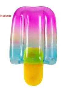 Gradient Popsicle Shaped Soft Toy, Super Solid Stress Relief Toy, Suitable Sensory Squeeze Toy For Anxiety Relief For Teens - Multicolor - View 11