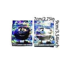 7*10厘米3D激光全息聚酯薄膜袋，100个可重复密封迷你拉链袋，100个防异味包装袋，防水铝箔1克塑料袋 - 彩色 - 查看 2